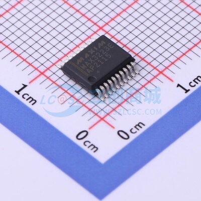 RS232芯片 MAX3223EAP+T SSOP-20 MAXIM(美信) 电子元件原装正品