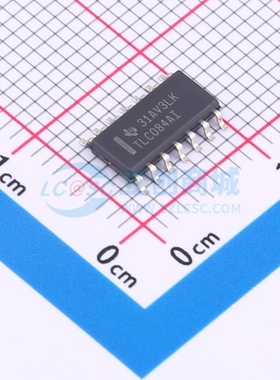 运算放大器 TLC084AIDR SOIC-14 TI/德州 电子元器件配单原装正品