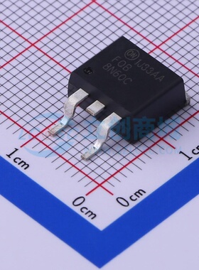 场效应管(MOSFET) FQB8N60CTM D2PAK onsemi(安森美) 电子元器件