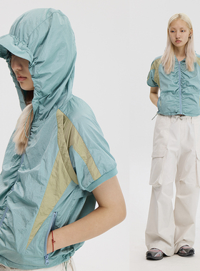 CONP 23SS Ocean Jacket 海洋蓝山系短袖外套 高级感美式运动潮