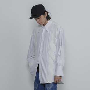 21AW 波浪白条纹衬衫 White Shirt Wave CONP
