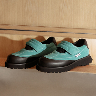 CONP 22AW Panelled Worker‘s Shoes 绒面拼接工作鞋