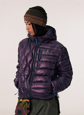 CONP 25AW 轻量无胆羽绒拼接绗缝排骨羽绒服外套