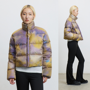 Glow Sunset Down Coat 羽绒服 CONP 喷雾染色短款 23AW