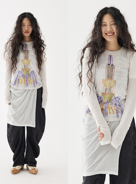 CONP 22AW Fountain Long Tee 喷泉山打底