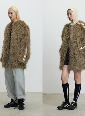 CONP 23AW Racoon Overcoat 浣熊长毛外套