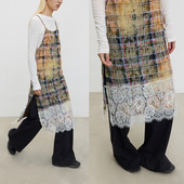 CONP 蕾丝格纹连衣裙 Dress 2023AW Voetex