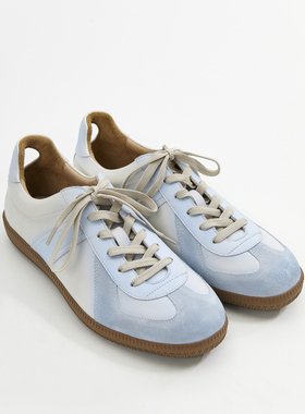 “CONP”&“OKCENTER的鞋”联名款 German Trainer 喷漆德训 浅蓝