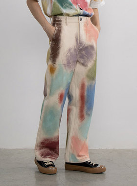 CONP 21SS Painting Trousers 手绘刷漆长裤