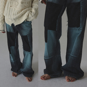 23AW Jeans Low CONP Rise Bootcut 套色微喇低腰牛仔裤