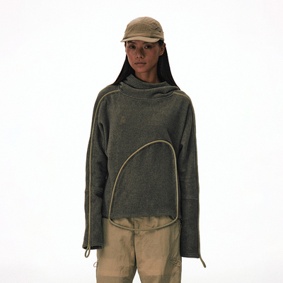 CONP AW 圆环圈圈抓绒运动连帽卫衣