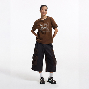 CONP 25SS 度假老鼠人渐变喷色高克重短袖T恤