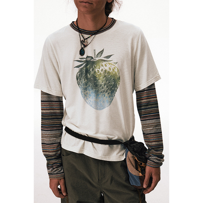 CONP 25AW “野草莓”假两件T恤