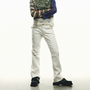 CONP 22AW Slim Fit Jeans 修身微喇白牛仔