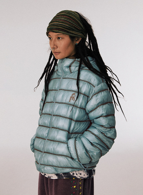 CONP 25AW 轻量感雪山锁链羽绒服