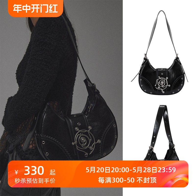 CONP 23AW Crescent Bag 漩涡月牙腋下包 箱包皮具/热销女包/男包 通用款女包 原图主图