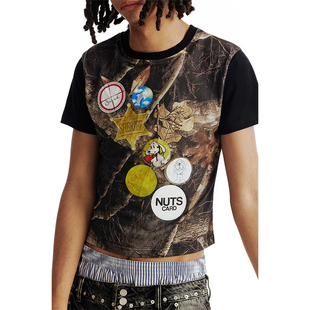 CONP 24SS Float Medallion Shoulder T-shirt 漂浮勋章正肩T恤