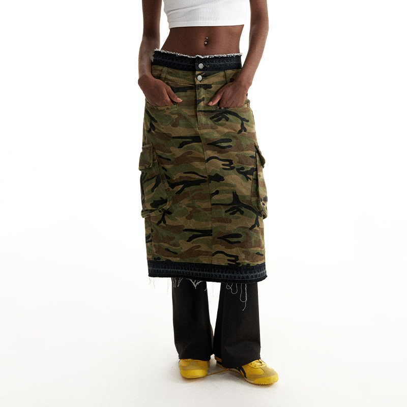 CONP 24SS Camouflage Cargo Dress 迷彩工装裙