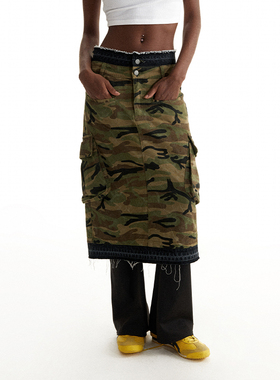 CONP 24SS Camouflage Cargo Dress 迷彩工装裙