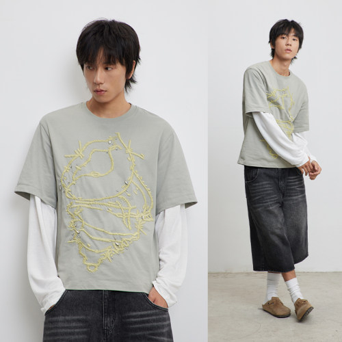 CONP海螺刺绣长袖T-Shirt