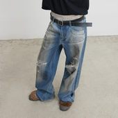 23AW 污渍牛仔裤 Stained 遗失 CONP CARD Jeans