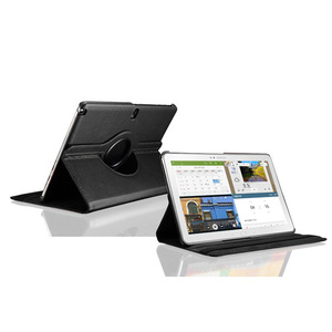 适用三星Note Pro12.2 P900平板保护套P901荔枝纹旋转支架款皮套