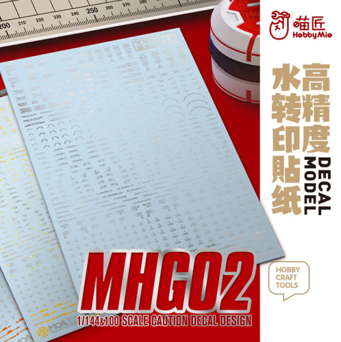 喵匠1/144通用款高精度模型水贴