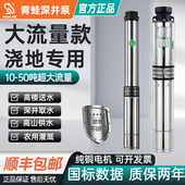 青蛙浇池泵不锈钢深井泵家用高扬程潜水泵农用灌溉水井抽水泵新款