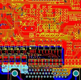 交流伺服电机控制板电路图PCB STM32F103VET6 TLP281 TLV2374编码