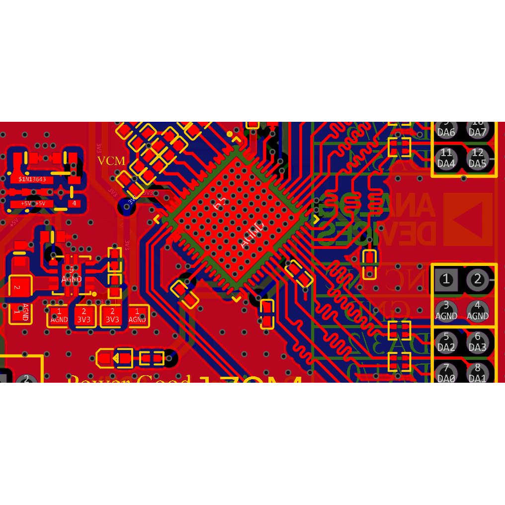 LTC2220原理图PCB ADA4937 TPS7A8001原理图 LTC2220 ADC电路图