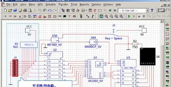 Multisim仿真 运算放大器 触发器 计数器 振荡器multisim模拟电路
