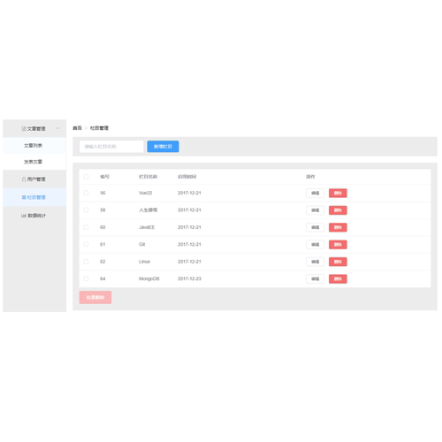 个人主页springboot vue博客系统 MyBatis ElementUI前后端分离