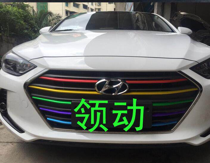 现代名图领动悦纳贴纸改装中网