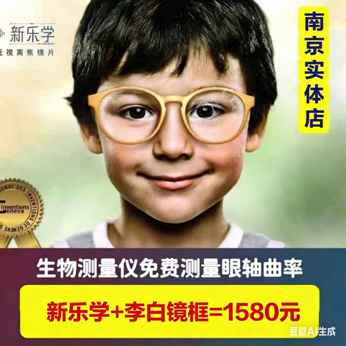 HOYA豪雅新款乐学眼镜片离焦学生儿童青少年近视防控眼镜医院同款 - 封面