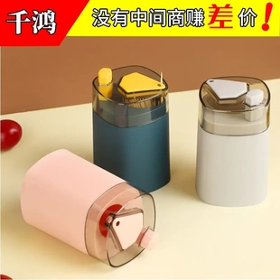 按压式 牙签盒创意自动弹出家用北欧ins 餐厅牙签桶便携牙签筒现货