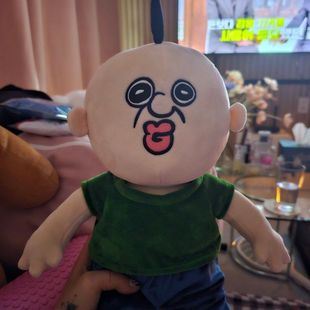 邦邦和玉智韩国动漫同款 毛绒公仔可爱表情抱枕送女朋友玩偶礼物