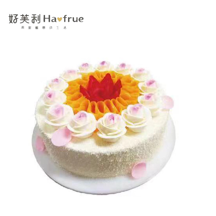 好利来&好芙利生日蛋糕同城配送吉林市(玫瑰舞动)