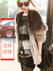 皮草外套女 包邮 水貂毛编织皮草外套渐变色皮草支持定制加厚开衫 女