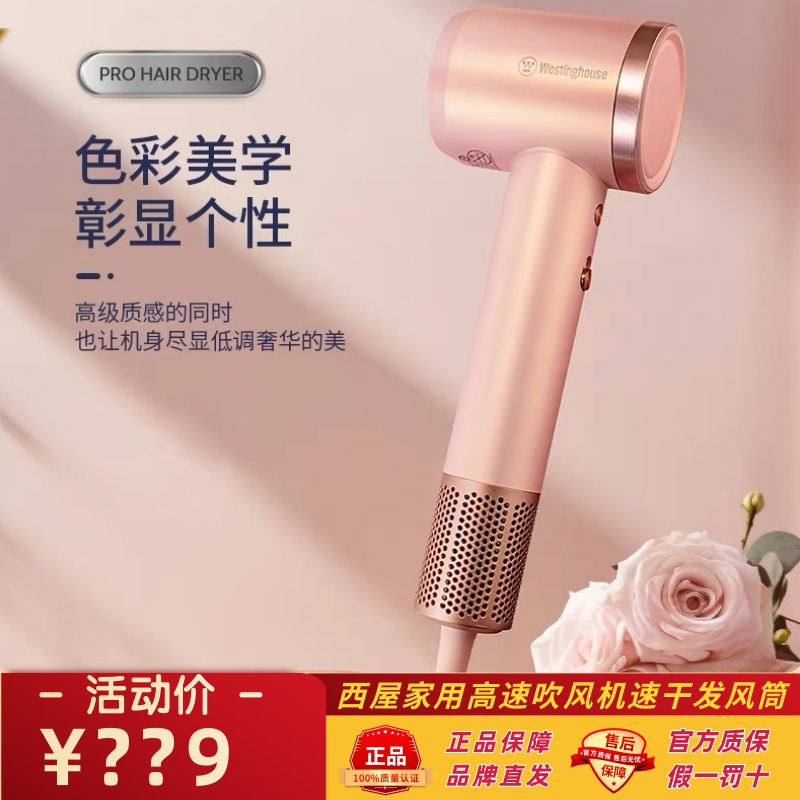 西屋家用高速吹风机大功率大风力速干发风筒送女友生日礼物