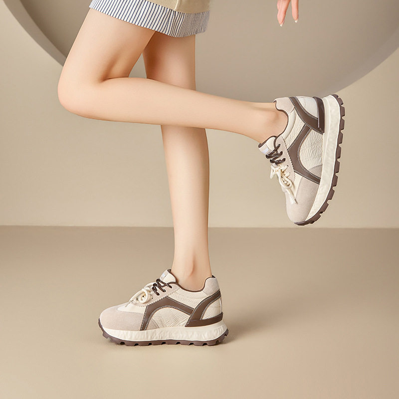 增高运动鞋女款2026春季新款小个子舒适不累脚松糕阿甘厚底老爹鞋,女鞋,老爹鞋,淘宝优惠券,粉丝福利购,淘宝优惠卷