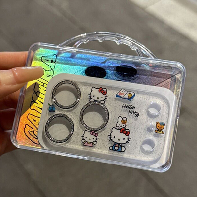 适用苹果17promax闪粉镜头膜