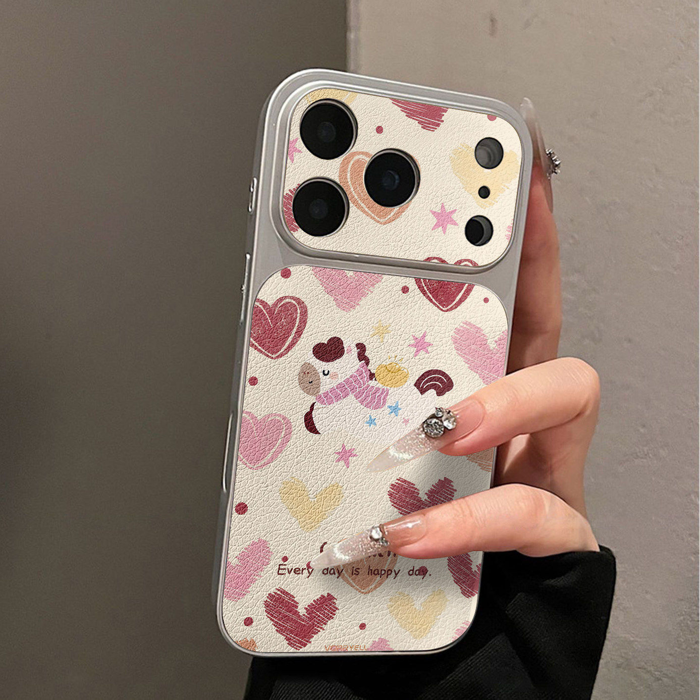 爱心小马适用苹果17promax手机壳新款小羊皮iphone16pro卡通可爱15彩绘14情侣高级感女13超好看17防摔保护套,3C数码配件,手机保护套/壳,淘宝优惠券,粉丝福利购,淘宝优惠卷