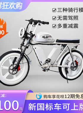 法克斯索罗门super73电动自行车巡洋舰电动自行车新国标可上牌照