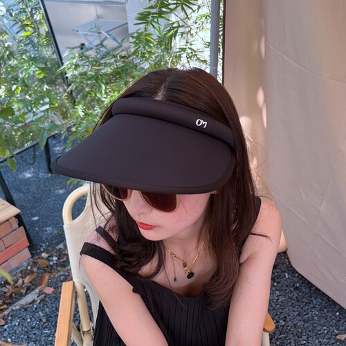 夏季防晒遮阳帽子女户外空顶帽