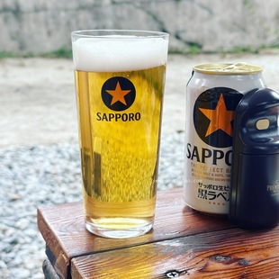 日本SAPPORO三宝乐星牌黑标啤酒杯 日式精酿扎啤杯札幌超薄玻璃杯