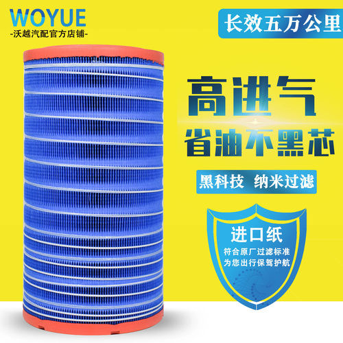 YK1937U空气滤芯适配玉米发动机空滤芯花生谷王收割机滤清器K1936