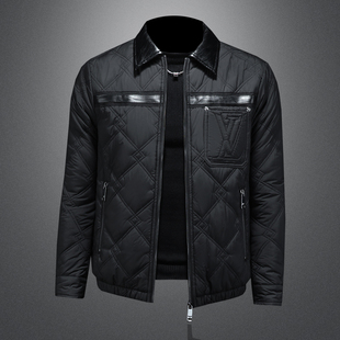 棉衣外套.货号9522 翻领加绒加棉 P195玻璃图 男士 2025年秋冬新款