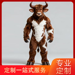 厂家定制写实系福瑞十二生肖兽装定制演出活动漫展写实兽头服装