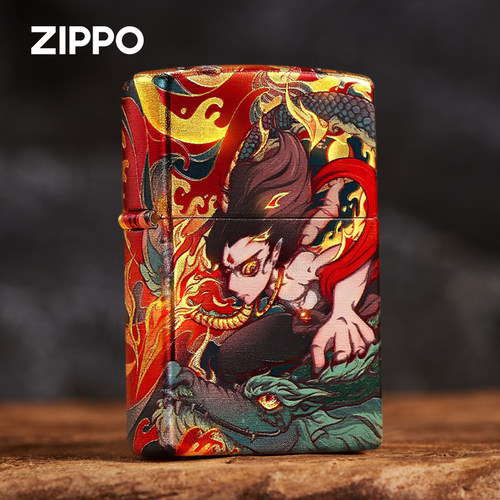 包银烫金彩印哪吒原装正版