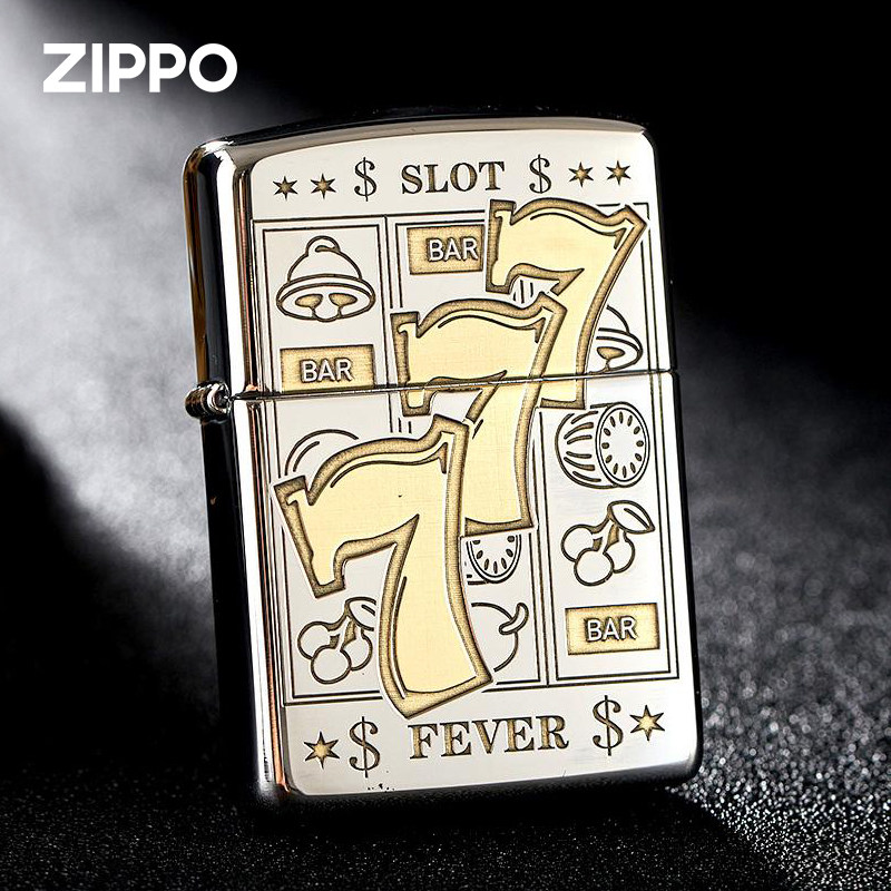 Zippo/之宝打火机盔甲幸运777